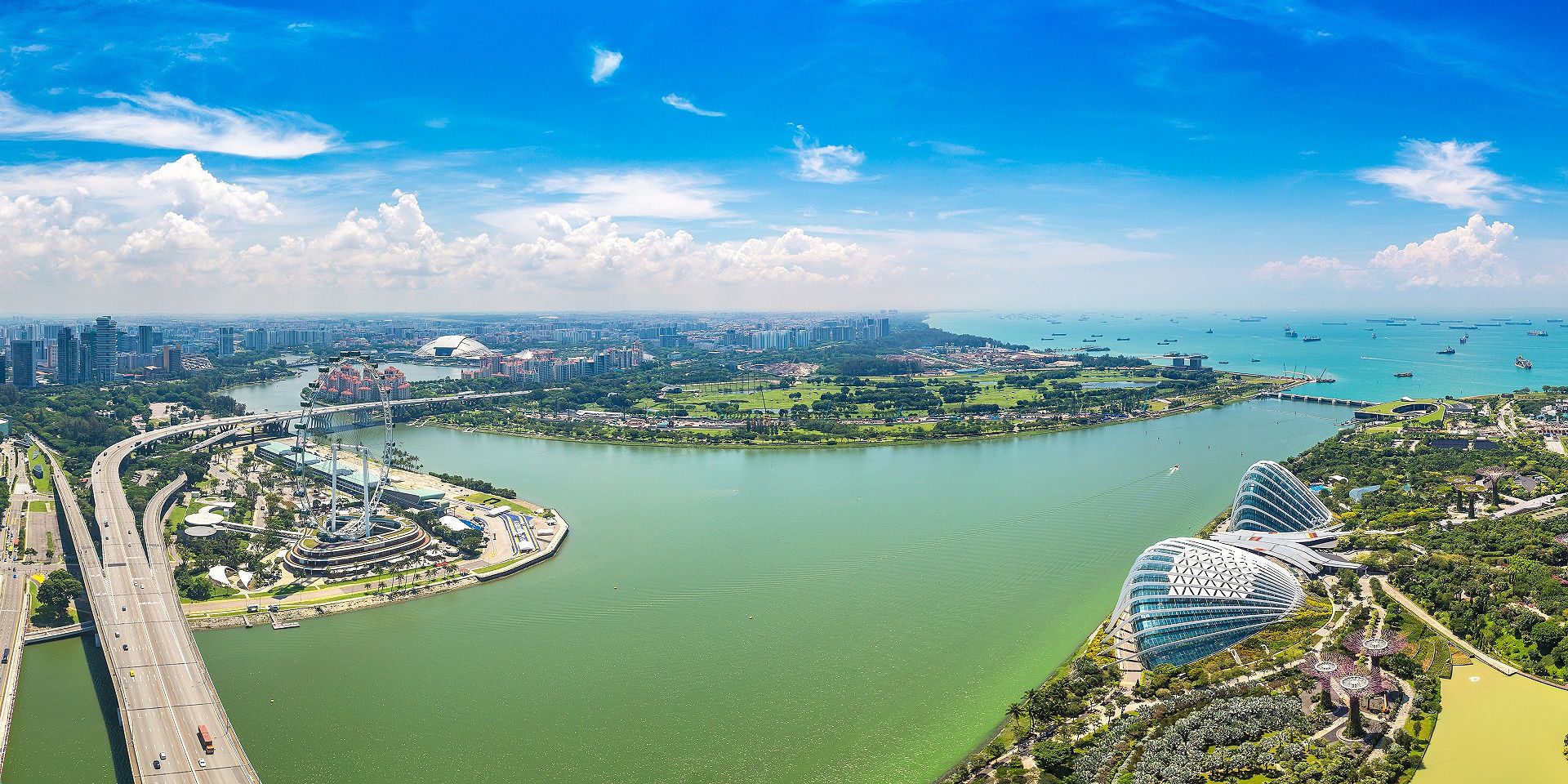 City skyline of Singapore