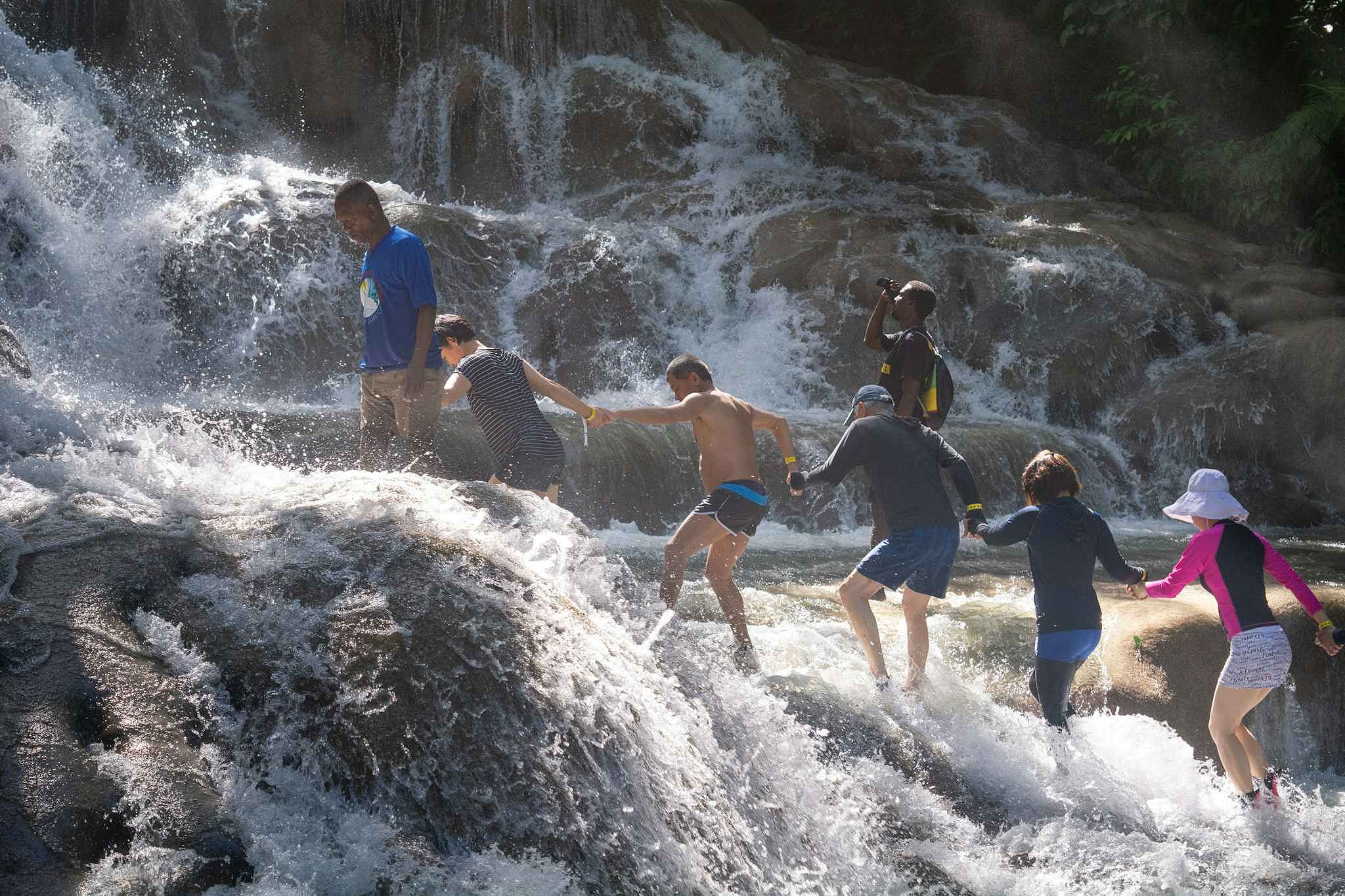 Hiking Jamaica's Dunn's River Falls